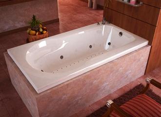 Zepher 3260 60 Inch Whirlpool, Air, Combination Bathtub