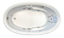 Eclipse 5 60 Inch Whirlpool, Air, Combination Bathtub