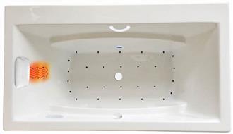 Reward 6636 Large Two Person Luxury Air Tub Whirlpool Bathtub, Combination Tub, and Air Tub