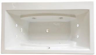 Extra Long Two Person Whirlpool Bathtub for two, Combination Tub, and Air Tub